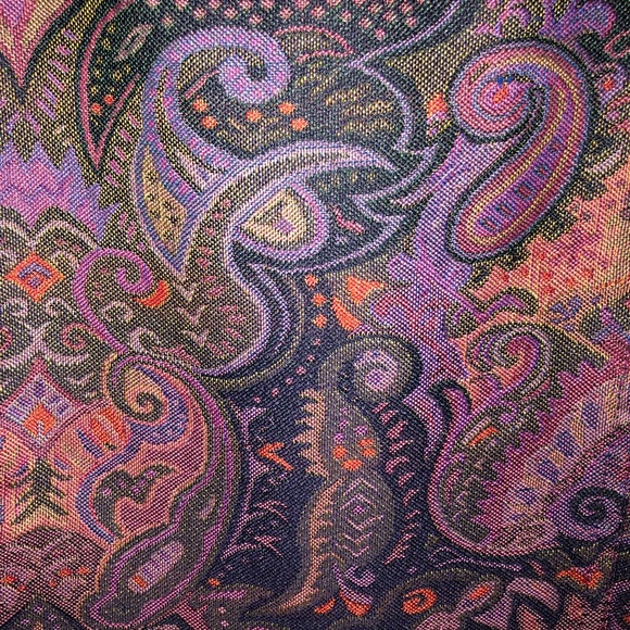 Christopher & Banks Jacket  Purple Paisley Size M - Picture 3 of 8